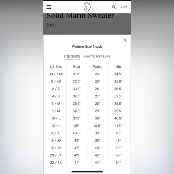 La Ligne 2X Solid Marin Sweater, Grey - Picture 8 of 8